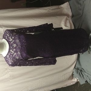 Size 10 women's purple dress.